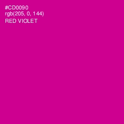 #CD0090 - Red Violet Color Image